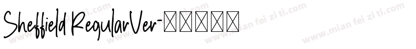 Sheffield RegularVer字体转换